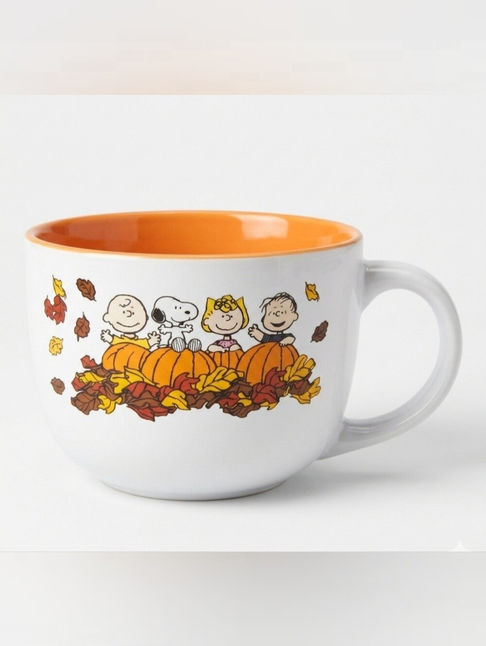 NEW Snoopy Peanuts Gang "Suddenly, it's Fall" Jumbo Camper Soup Coffee Mug